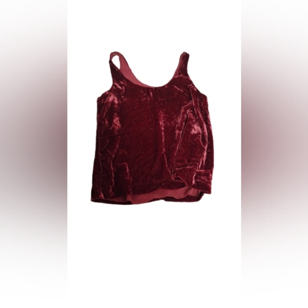 J.Crew Velvet Sleeveless Tank Top Blouse Sz 0